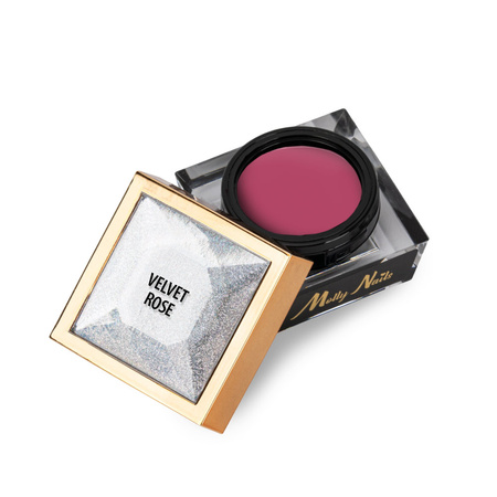Creative Flow Color Gel  - Gel creativo para Nail Art que crea efectos difuminados y diseños suaves. MollyNails Velvet Rose. Sin HEMA ni Di-HEMA. 5 g