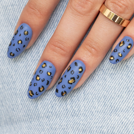 5+1gratis Lakier hybrydowy MollyNails Blue Sky Purple Blue HEMA/Di-HEMA Free 8g Nr 115