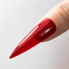 Colorful top coat without washing Crystal Glass MollyNails Red HEMA/Di-HEMA Free 10g