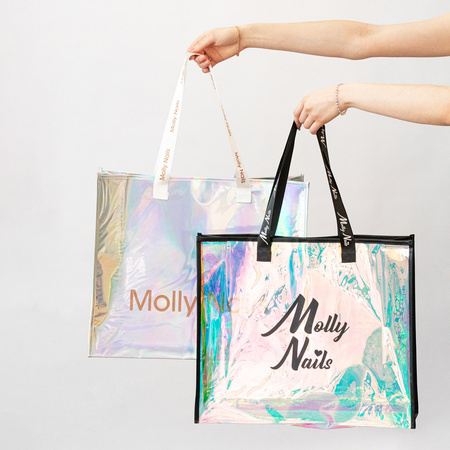 Holo Premium Lunch-Tasche, schwarz, von MollyNails