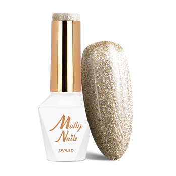 Lakier hybrydowy MollyNails Queens Of Life My First Million HEMA/Di-HEMA Free 8g Nr 37