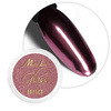 Poudre à effet miroir pour la décoration des ongles MollyLac Glass Effect Deep Pink n° 4