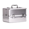 Trousse per smalti M, argento, finiture argentate