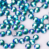 SS3 Blue Zircon AB glass nail rhinestones, approx. 1440 pieces per pack