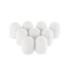 Cappucci per pedicure 7 mm, grana 240, 10 pezzi, Fabric Podo AlleMed, bianco