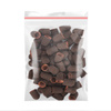 Capuchons abrasifs pour pédicure avec insert en coton, 16 mm, grain 60, marron, AlleMed, 100 pièces