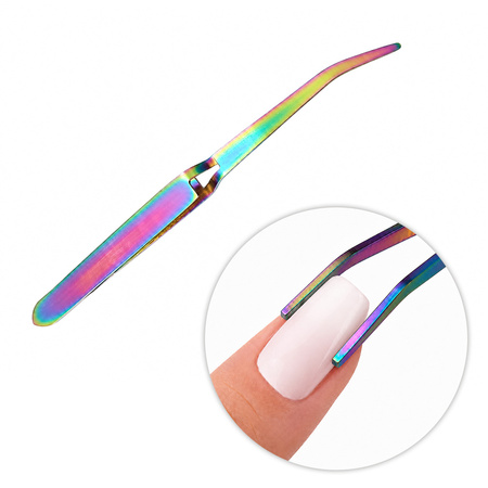 Prensa profesional para túnel de uñas MollyNails arcoíris