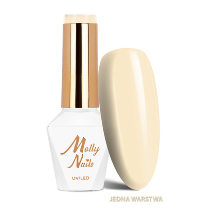 Гібридний лак MollyNails Glamour Women Lucky Jade Stone без HEMA/Di-HEMA, 8 г, № 01