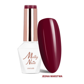 Lakier hybrydowy LED/UV Gel Polish The Trend Edit Nr 302 Cherry Bomb MollyNails HEMA/Di-HEMA Free 8g
