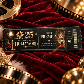 PREMIUM-ONLINE-TICKET – KONGRESS „25 JAHRE ALLEPAZNOKCIE“ IN ŁÓDŹ