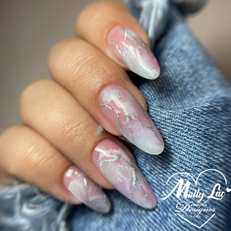 Gel acrylique Polygel pour l'extension des ongles AcrylGel MollyNails sans HEMA/Di-HEMA, Bean Paste, 30 ml