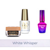 MollyNails PRO MATCH SYSTEM 2+1 White Whisper 2 gel modellanti + Doctor Top 10 g