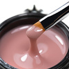 Self-leveling builder gel, medium density, MollyNails Nutty Nut HEMA/Di-HEMA Free 15 g