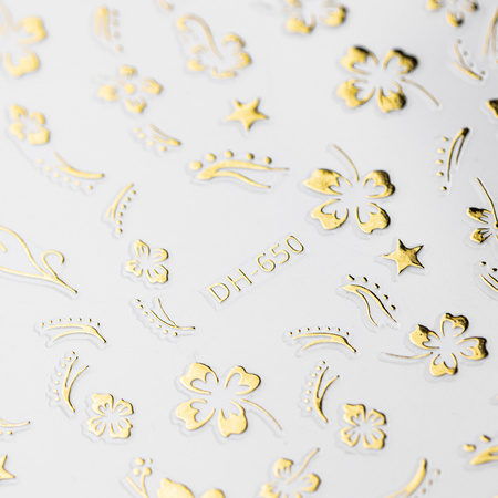 DH-650 Self-Adhesive Flower Nail Stickers MollyNails