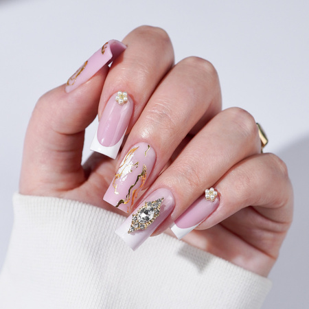 Ozdoby do paznokci kryształki 3D MollyNails Nr 1 10 szt