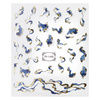 Selbstklebende Nagelsticker, Muster TH-1445