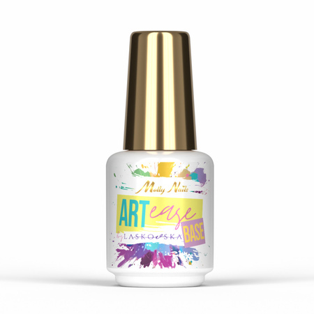 Baza ułatwiająca pracę ze zdobieniem Art Ease Base MollyNails by Laskovska HEMA/Di-HEMA Free Clear 15g