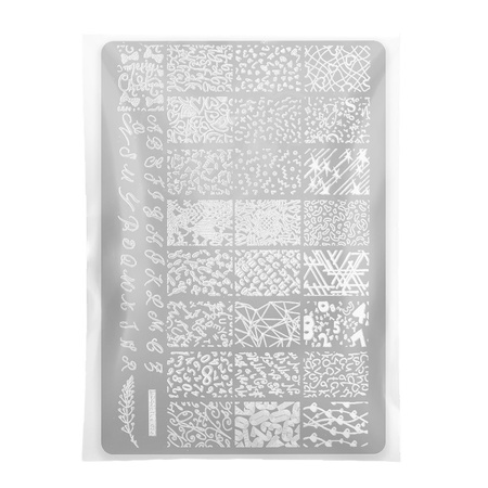 Stempelplatte mit Motiven plus-036
