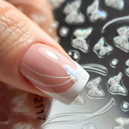 Adhesivos para uñas 5D autoadhesivos con forma de lazo SD-2117