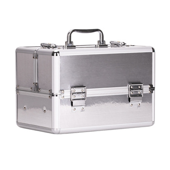 Trousse per smalti M, argento, finiture argentate