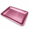 MollyNails Rectangular Pink Metal Tool Tray