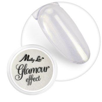Pyłek do paznokci MollyLac Glamour Effect Gold 1 g Nr 2